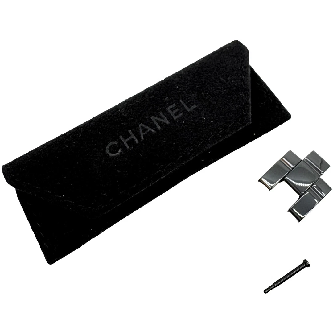 Autentico Orologio CHANEL Premiere Bracciale Link Acciaio Inox Nero #36636033