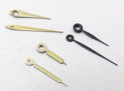 3 x Zeigersatz 110/060 Zeiger für Vintage Armbanduhren 1,10 / 0,60 mm ⌚ Set 1 - Bild 3 von 10