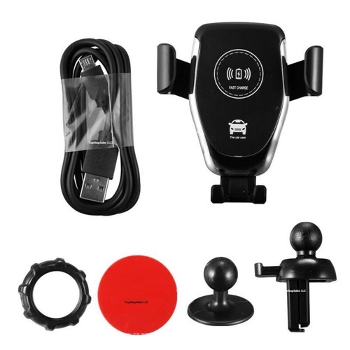 Fast Charging Wireless Charger Car Mount Air Vent Phone Holder For Cell Phone US - Picture 8 of 13