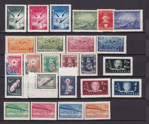 Yugoslavia - 1947/48 - collection - MNH