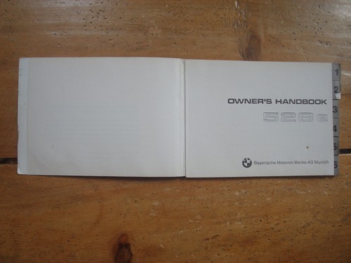 BMW 528e 1982 manual del propietario - Imagen 2 de 6