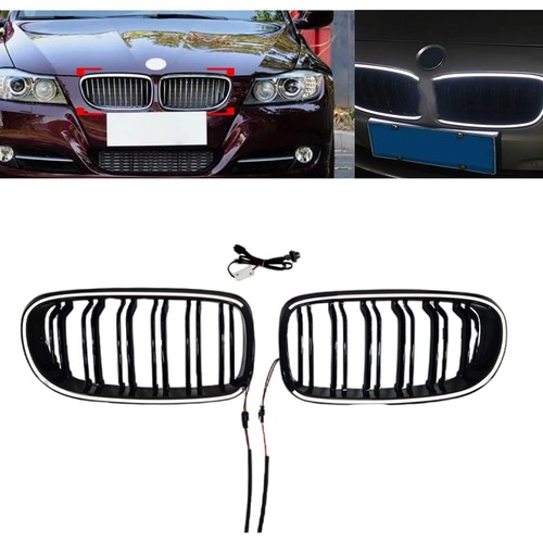 Parrilla de parachoques delantero para BMW E90 E91 325i 328i 2009-2011 LCI - Imagen 1 de 7