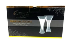 Dragon Glassware Cocktail Glasses Double Wall Dragon Glass 8 oz Set of  2