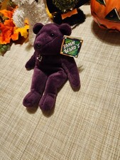 1998 David Justice 23 Salvino's Bamm Beano's PVC Pellet Beanie Bear w/ Tag