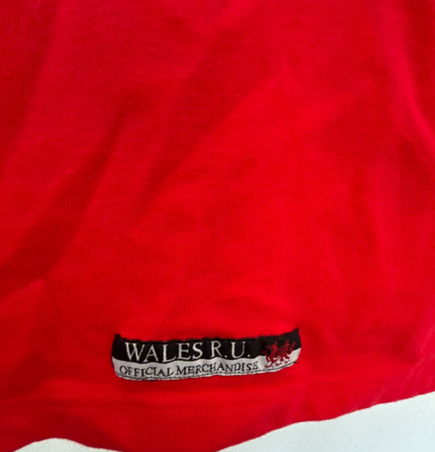 Rare Vintage WRU Union Reebok Wales Rugby Shirt 38-40 L 1998 2000 Official Merch - Picture 13 of 19