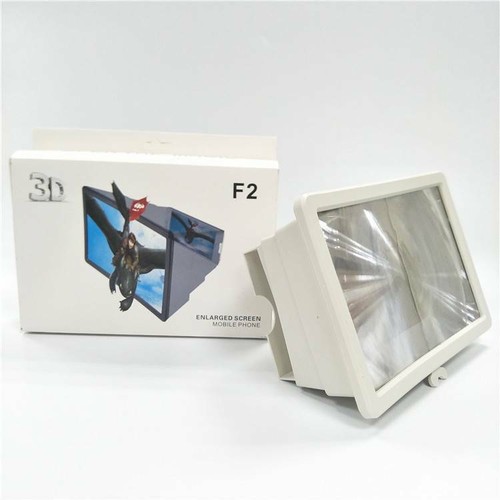 Folding Mobile Cell Phone Screen Magnifier 3D Screen Amplifier Stand Bracket υ - Picture 3 of 12