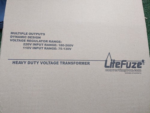 LiteFuze 5000 Watt Spannungsregler Transformator 110 V/220 V LR-5000 - Bild 3 von 7