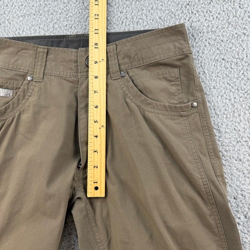Kuhl Radikl Pants Mens 28x34 Brown Hiking Outdoors Camping Hunting Stretch - Picture 11 of 14
