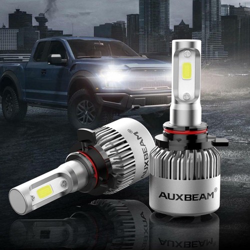 AUXBEAM 9005 H10 LED Headlight Bulb Kit 8000lm 6000K 72W Turbo Hi/Lo Fog Beam S2 - Picture 10 of 12