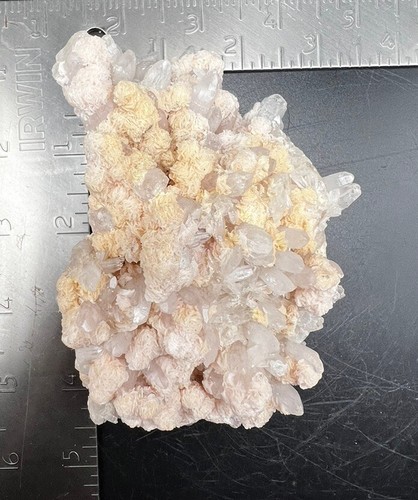 Rhodochrosit und Quarz Präparat aus Rumänien - 430 Gramm - Bild 2 von 17