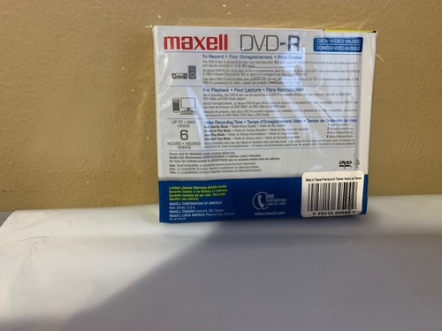 Maxell 638002 4,7 GB 16x DVD-R 5er Pack - Bild 2 von 2