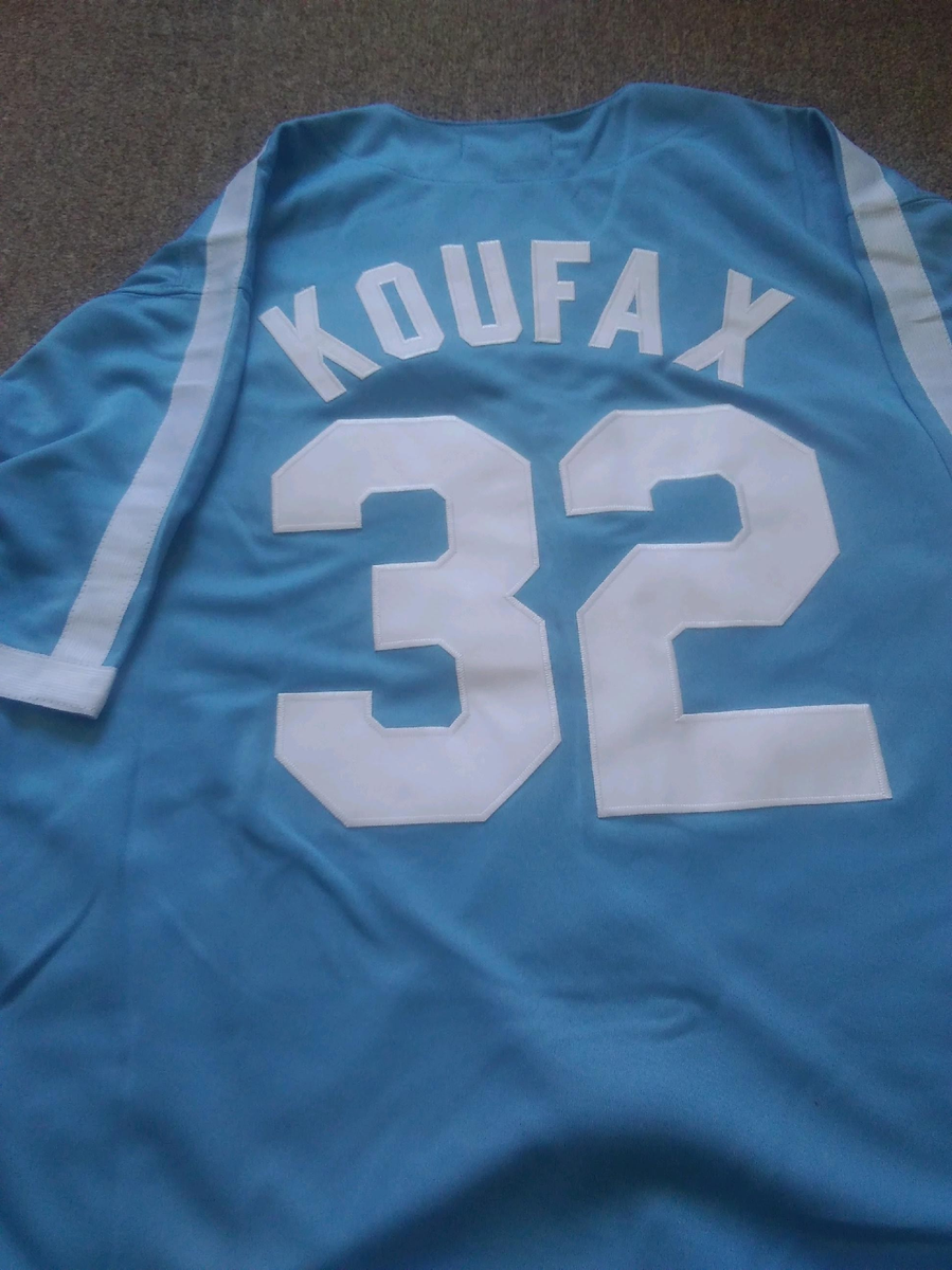 ロサンゼルス・ドジャース Koufax 32 XL ユニフォーム Sandy Koufax Signed Jersey #32 Baseball HOF Brooklyn Dodgers