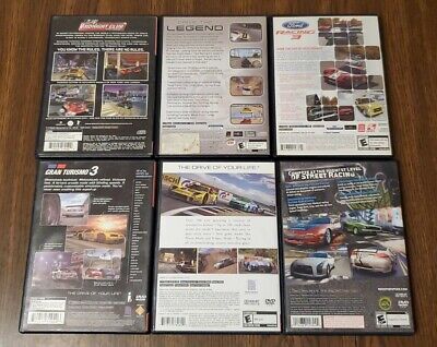 Playstation 2 PS2 Lot of 6 Racing Games - Need for Speed | Gran Turismo