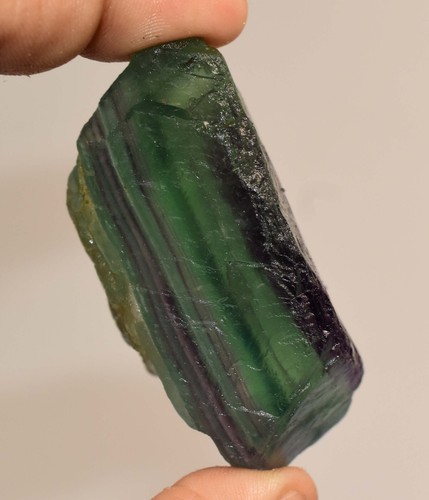 100% Natürlich Zweifarbig Kolumbien Smaragd Fluorit 538.50 Karat Probe FACET Rau - Bild 5 von 7