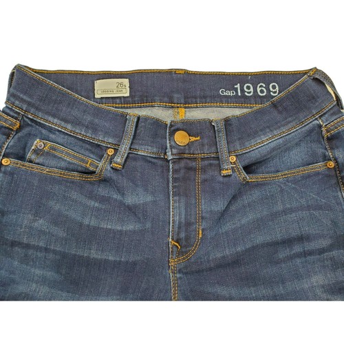 Gap 1969 Womens 26s Legging Dark Wash Blue Denim Jeans - Bild 4 von 8