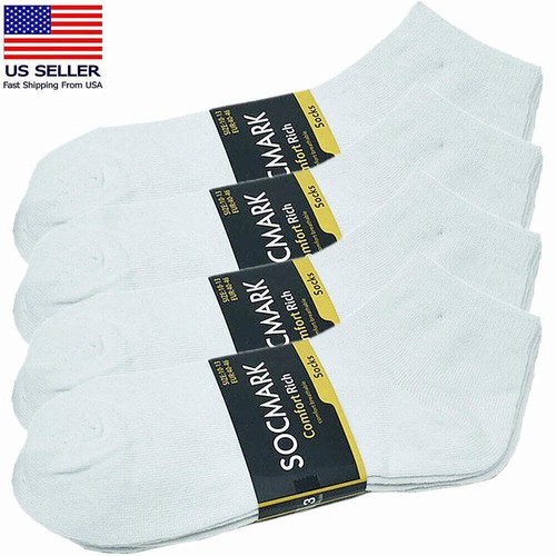 Mens 3-12 Pairs Cotton Socks Sports Comfort Ankle/Quarter Crew Low Cut Size 9-13 - Bild 13 von 20