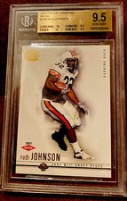 2001 Pacific Dynagon Retail Football #119 Rudi Johnson BGS 9.5