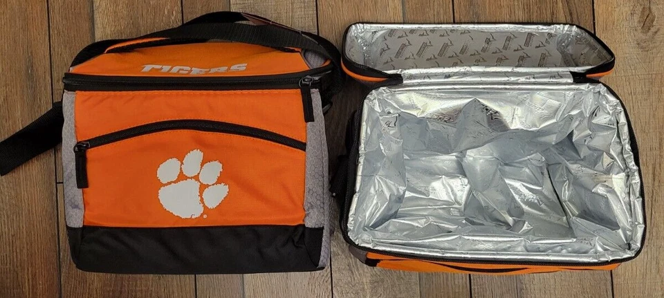 Clemson Tigers Rawlings 12 latas enfriador naranja/negro/gris/blanco nuevo con etiquetas Foto 2 de 4