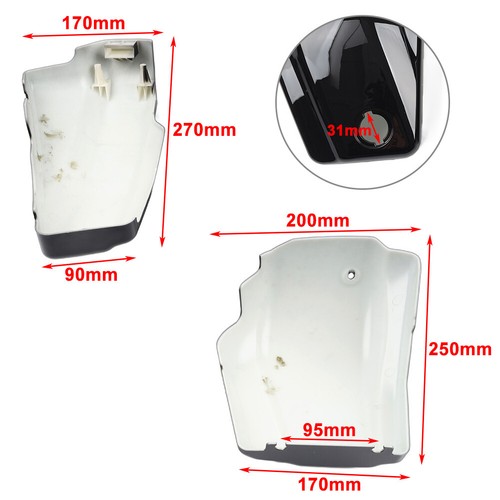 Battery Side Cover Fairing Chrome For Yamaha Dragstar Vstar XVS1100 Custom 99-11 - Picture 10 of 10
