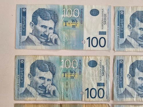 Lot de 6 Billets - Serbie / Serbia / Srbije - 100 Dinara - Imagen 2 de 10