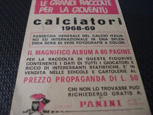 FACCHETTI INTER ITALIA A SCELTA PRODUZIONE DAL 1968 69 ALLA STAGIONE 1972 73 - Picture 33 of 194