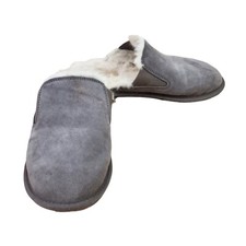 Sorel Hadley Suede Faux Fur Lined Mule Slide Slippers NL3326 052 Gray Womens 7