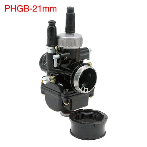 21mm Dellorto PHBG DS Racing Carburetor Carb 2 Stroke 50-100cc For Scooter Moped - Picture 7 of 10