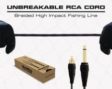 Unbreakable RCA Cord 6.5 Feet Plug Connection for Tattoo Power Supply Machine
