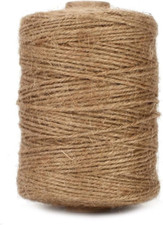 Natural Jute Twine, 500 Feet Long Brown Twine String Rope for Crafts, Gift Wrapp
