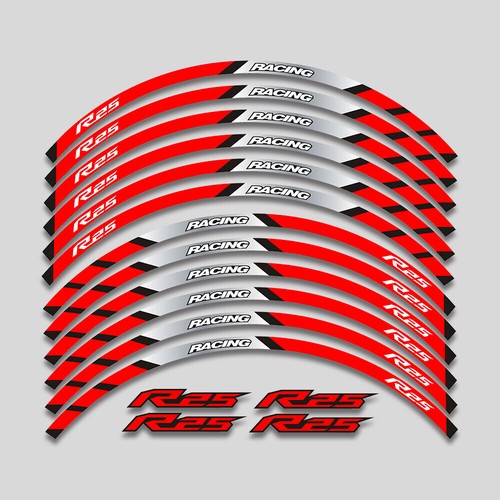 For Yamaha YZF R25 Motorcycles Accessories Rim Wheel Decal Sticker Strip Tape #2 - Picture 4 of 15