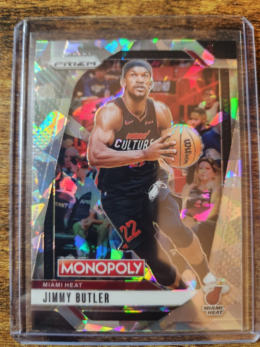 2024-25 Prizm Monopoly Jimmy Butler White Cracked Ice Prizm