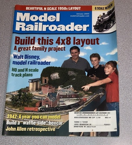 Model Railroader Magazine 2003 All 12 Issues Vintage - Picture 2 of 13