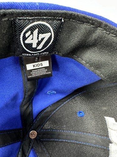 47 Marca Niños New York NY Giants Sombrero NFL Fútbol Gorra Ajustable ~ NUEVO SIN ETIQUETAS - Imagen 6 de 7