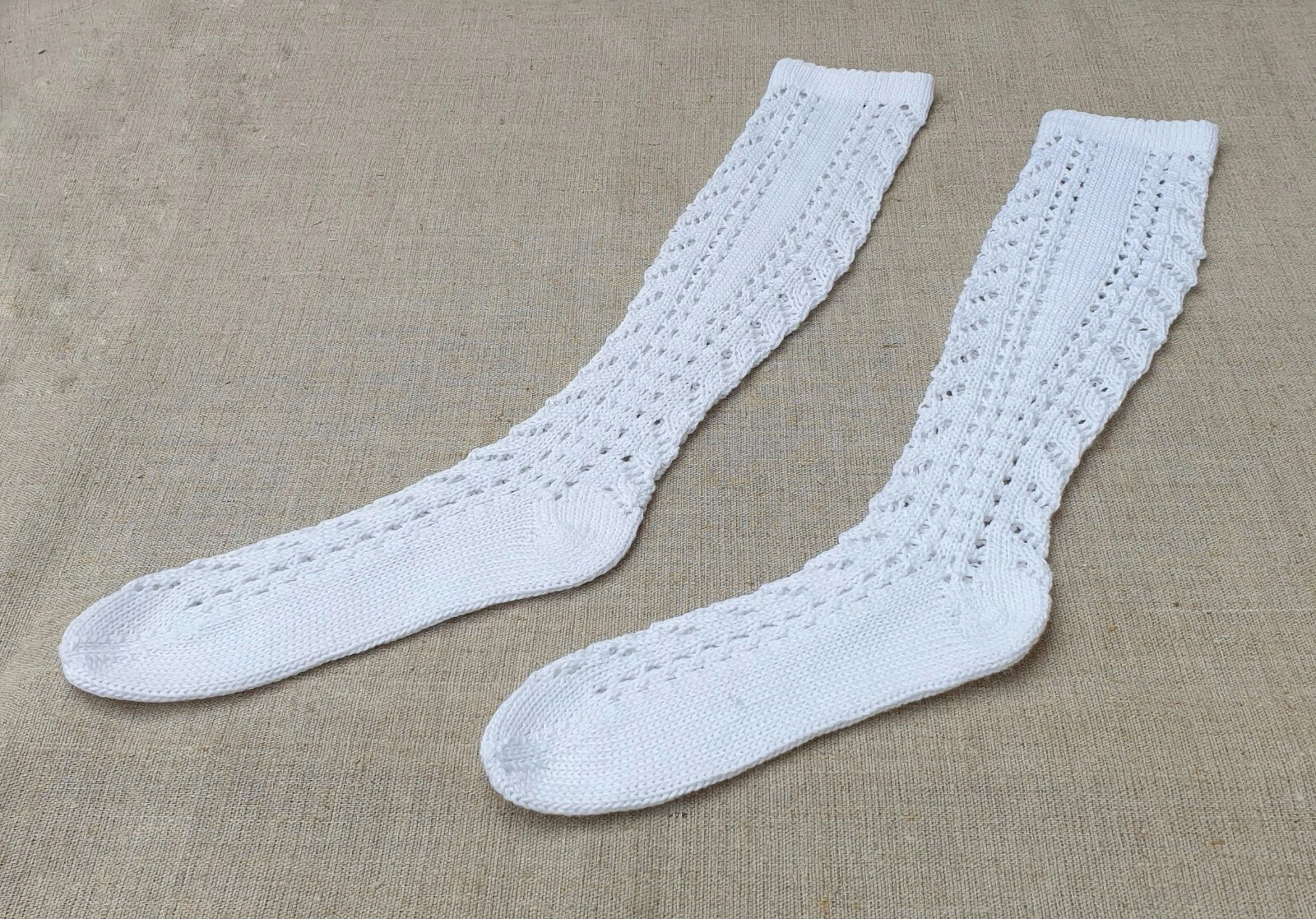 Knitted children socks Size UK2 EU34 Foot lenght 22cm material wool