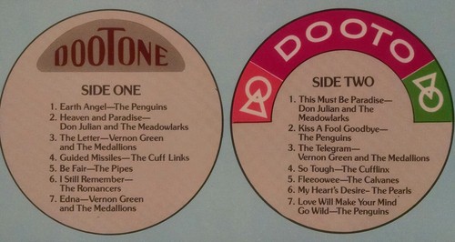 DOOTONE Rhythm and Blues LP Vernon Green~Penguins~Cufflinx~Pipes~Calvanes - Picture 3 of 3