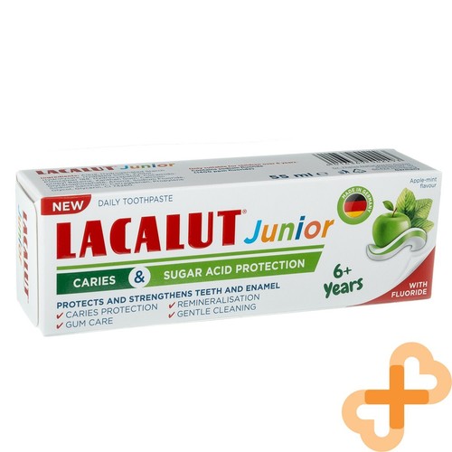 LACALUT JUNIOR Zahnpasta für Kinder ab 6+ Apfel- und Minzgeschmack 55ml - Bild 14 von 24
