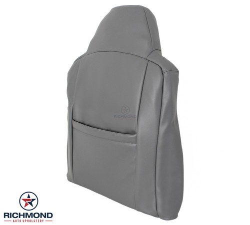 F250 F350 Lariat 07,4 L 6,0 L V8 6,8 L - Cubierta de asiento de cuero con respaldo del conductor gris - Imagen 3 de 12