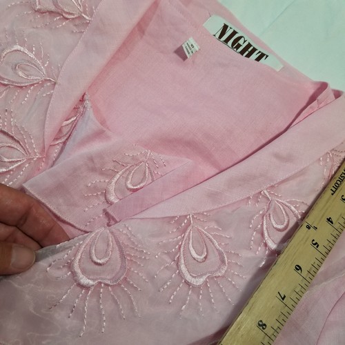 VTG NWT NIGHT STUDIO 100% LINEN SKIRT TANK AND TOP EMBROIDERED Sz 10 - Picture 11 of 20