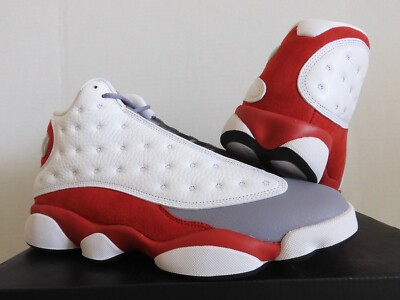 【値下げ】Air Jordan 13 ホワイト/レッド NIKE AIR JORDAN 13 RETRO WHITE-BLACK-TRUE RED-CEMENT GREY SZ