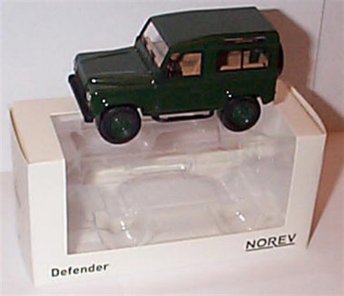 1995 NOREV JET CAR 845108 Land Rover Defender Dark Green 1:43 New in Box - Picture 2 of 4