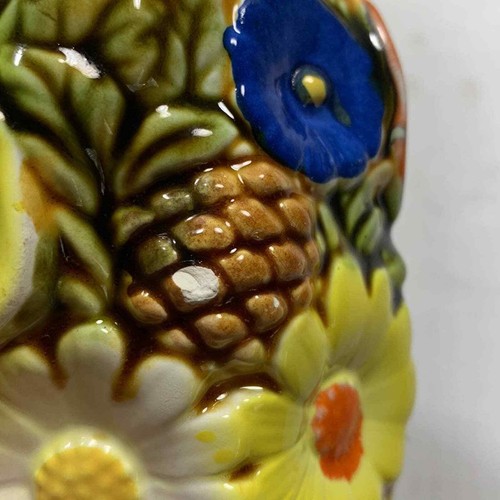 Set of 4 Vintage 1960s Retro Inarco Japan Flower Power E3993 Majolica Mugs - Picture 7 of 11