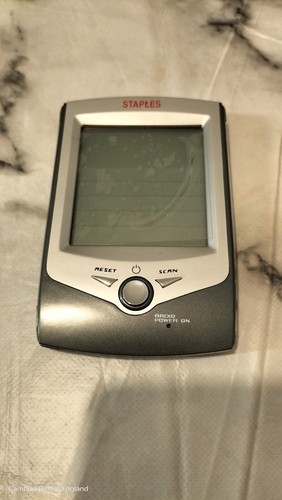 Staples H-66 Data Bank Notes Book PDA With Radio + Earphones+ Carry Pouch - Picture 2 of 7