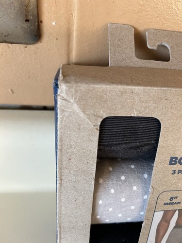 Old Navy Men's Boxer Briefs 3 PAcks Dots Gray 6” Inseam Size Large Stretch - Picture 2 of 5