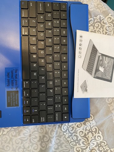 Bluetooth Keyboard Ultra Thin Blue - Picture 4 of 6