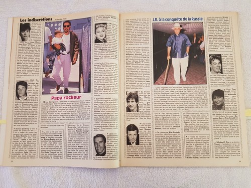 CINE REVUE N°31 1991 LADY DI M.BOUJENAH X.DELUC M.ROURKE RELLYS TORTUES NINJA - Picture 9 of 23