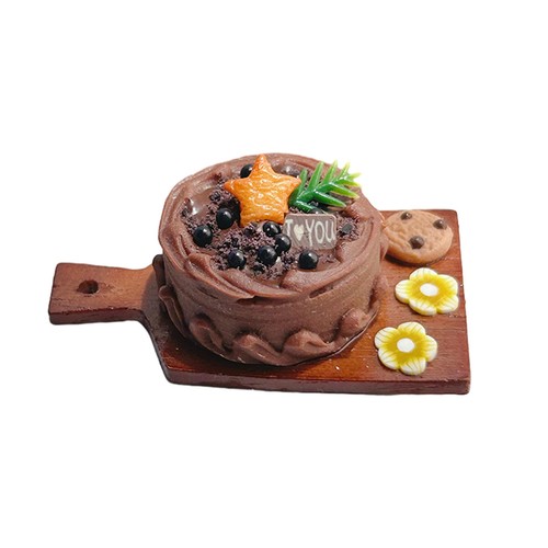 Dollhouse Cake Model Yummy Dessert Decoration Simulation Cake Model Doll House - Picture 12 of 13