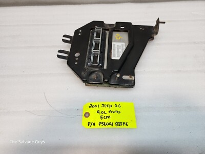 01 JEEP GRAND CHEROKEE 4.0 AUTOMATIC ENGINE COMPUTER ECM ECU
