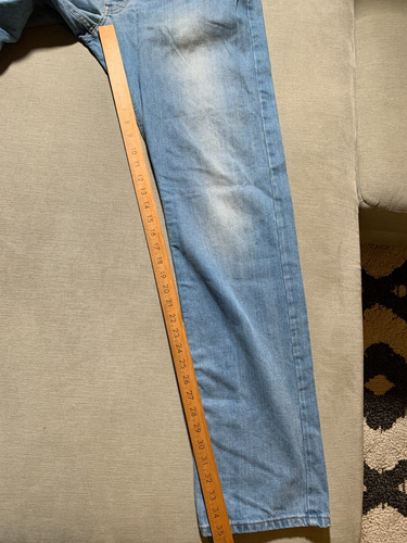 John Galliano Jeans Size 36 Light Blue Straight Leg Mens W36 L35 - Picture 21 of 23