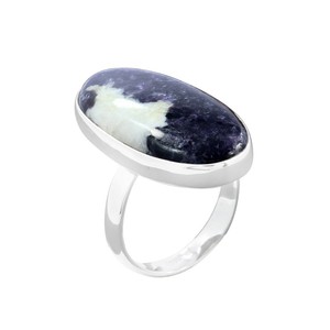 Purple-Lepidolite-925-Sterling-Silver-Ring-Lepidolite-Jewelry-Handmade-Ring