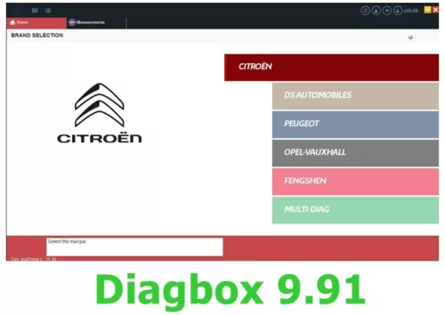 COMPLETE DIAGBOX 9.91 Lexia 3 PEUGEOT PLANET CITROEN OPEL VAUXHALL
